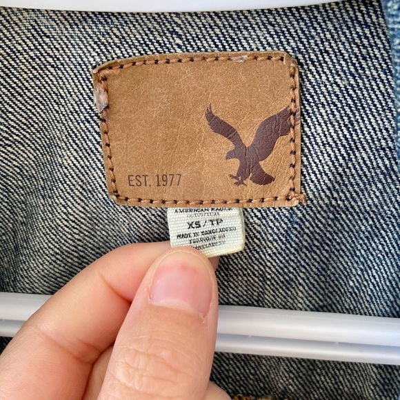 A&E Distressed Jean Jacket - XS - Blue - Picture 3 of 11